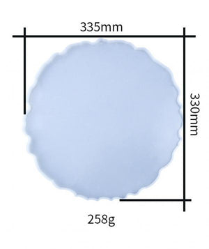 DIY Crystal Drop Glue Silicone Mold Large Round Cup Pad Mould