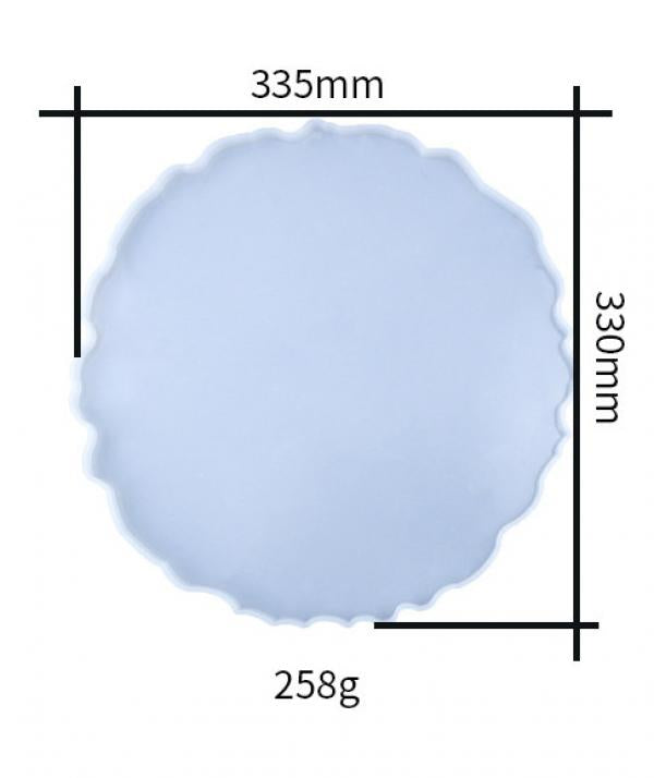 DIY Crystal Drop Glue Silicone Mold Large Round Cup Pad Mould