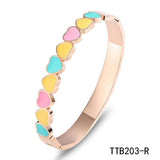 Love Heart Chain Bracelet Charms Women's Engagement