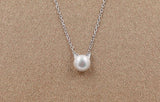 Sterling Silver Cat Pearl Necklaces & Pendants for Women