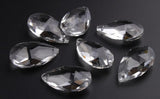 10PCS Clear Crystal TearDrop Curtain Parts 38mm