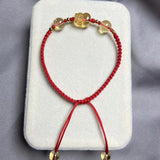 Yellow Crystal Citrine Pixiu Bracelet for Health Wealth Lucky