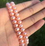 Natural Freshwater Pearl Necklace DIY Women Hot Jewelry
