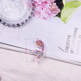 4pcs Acrylic Dinosaur Crocodile Tail Charms DIY Hairpin Brooch Cabo Beads