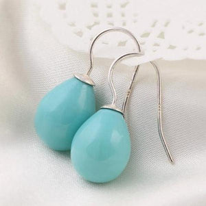 AA Pearl Earrings Silver Dangle Bridal Jewelry