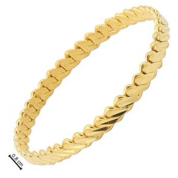 0.8 cm Adana Burma Lacquer Plated Chain Necklace