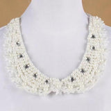 Vintage Bead Lace Necklace for Women