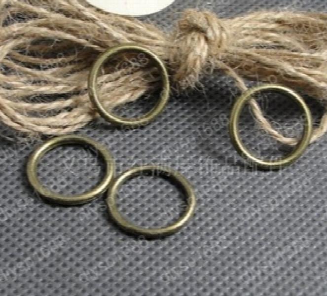 100pcs Antique Bronze Plated 19*2MM Connecting ring Charms Pendants