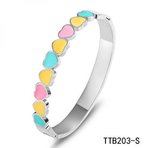 Love Heart Chain Bracelet Charms Women's Engagement