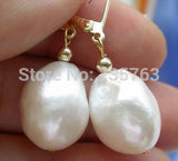 Baroque Freshwater Pearl Earrings 14KGP