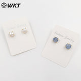 Freshwater pearl Earrings party jewelry For lady INS pearl jewelry