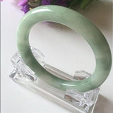 Burmese Jadeite Round Bar 54-64mm Bracelet Princess Jewelry Gift