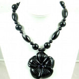 Natural Stone Flower Pendant for DIY Jewelry Making Necklace