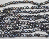AA 6-7MM Baroque Freshwater Loose Pearls, 14inches