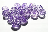 Chunky Clear Acrylic Faceted Beads for DIY Jewelry Making