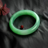 Burmese Jadeite 54-64mm Green Bracelet Princess Jewelry