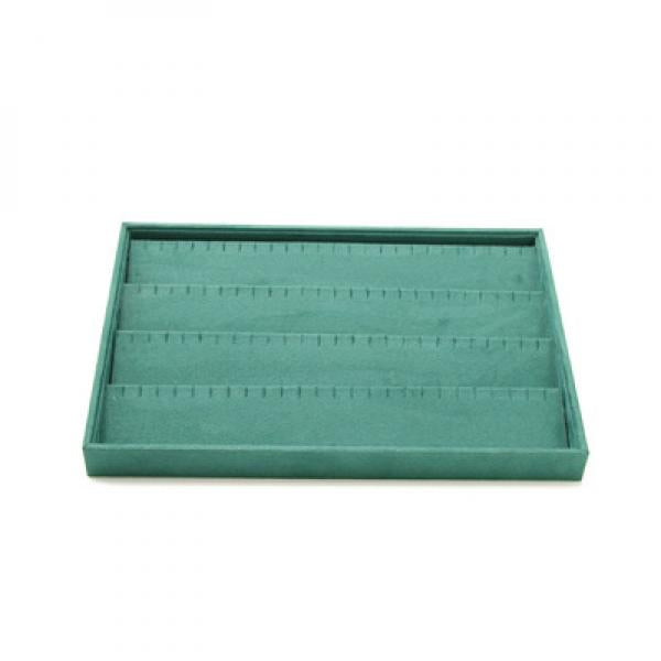 European Green Velvet Portable Jewelry Storage Box with Transparent Lid