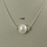 Big Size Shell Pearl Rhinestone Jewelry with Magnet Clasp