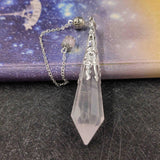 Hot Reiki Rose Crystal Pendulum for Dowsing Chakra Healing