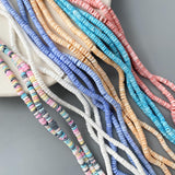 3-4mm Shell Heishi Beads Spacer Loose Beads for Jewelry Making