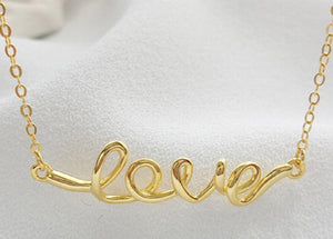 Love Pendant Choker Clavicle Necklace for Women