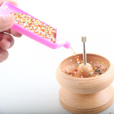 Wooden Bead Spinner for DIY Jewelry Making Tools