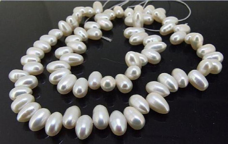 5-7mm Freshwater Pearl Loose Beads 14in Necklace DIY Jewelry LS3-086