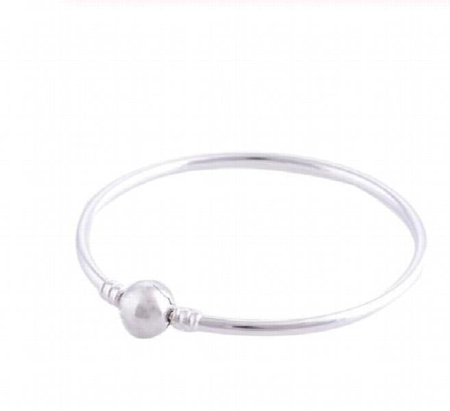 925 Sterling Silver Pan Bracelets Women Charms Jewelry