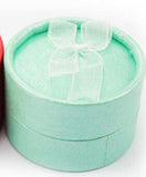 Multicolored Bow Small Round Ring Box Ear Stud Box Jewelry Box