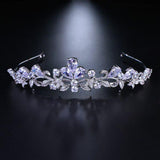 Coroa De Noiva Women CZ Wedding Tiaras Crowns Hair Jewelry H112