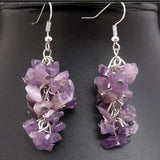 Baroque Lapis Dangle Earrings S925 Silver Hook Fine Jewelry
