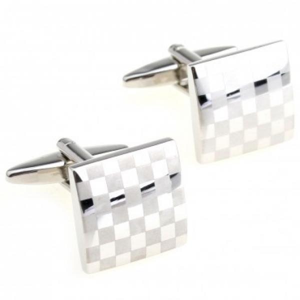 6 Designs Laser Engraved Stamp Cufflinks