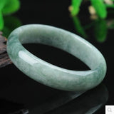 Natural Myanmar Jadeite 54-64mm Two-Color Bracelet