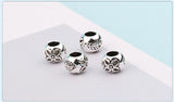 925 Silver Flower Leaf Beads Sterling Silver Jewelry Beads