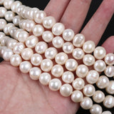 Potato Shape 9-10mm Freshwater Pearl Beads Necklace Making