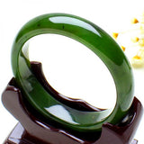 Zheru Jewelry Natural Hetian Jade Green Bracelet Princess Jewelry Gift