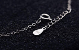 925 Silver Cat Charm Bracelet Adjustable Chain Crystal Bangle Femme Gift