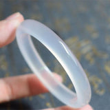 Zheru Agate Chalcedony 54-64mm Bracelet Princess Jewelry Gift