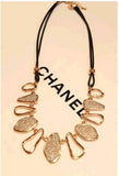 Chain Charm Pearl Beads Necklace Wedding Accessaries Women Jewelry
