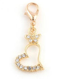 20PCS 22x13mm Butterfly Heart Pendant Charms for Memory Locket