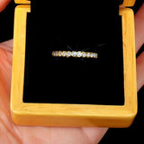 14K Mini Diamond Ring for Women Anillos De Bizuteria 14K Yellow Jewelry Gemstone