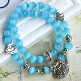 Original Crystal Opal Long-life Lock Bracelet for Women