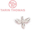 6PCS 24K Plated Dragonfly & Bee Charms Pendants DIY Jewelry Findings Earrings