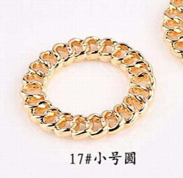 30pcs Alloy Geometry Chain Rounds Floating Locket Charms DIY Jewelry Pendant