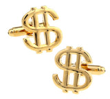 iGame High Men Shirt Cuff links Retail Copper Material Golden US Dollar CuffLink