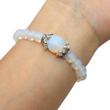 Agates Lapis Tiger Eye Jades Stone Crown Bracelet