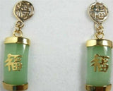 Women Lucky Gemstone Dangle Earrings