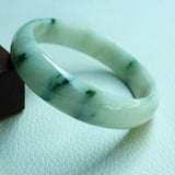 Zheru Jewelry Burmese Jadeite Flower Bracelet Princess Gift