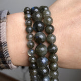 Green Labradorite Stone Beads Round Spacer Beads 15Inch 6/8/10mm