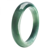 Dark Green Burmese Jadeite 54-64mm Bracelet Princess Jewelry